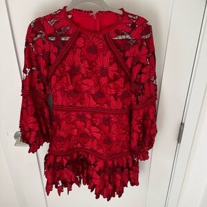 Alexis embroidered dress